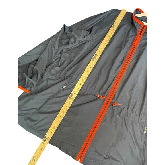 J. Jill Fit Jacket 4X Water Repellent Windbreaker Full Zip Blue Red Lightweight - Picture 10 of 12